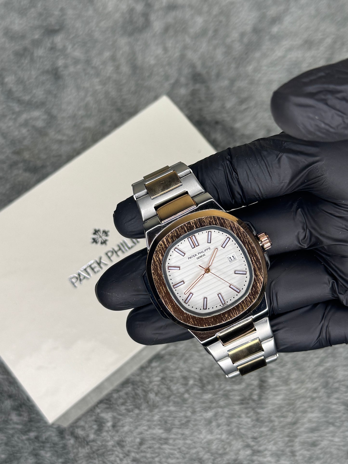 PATEK PHILLPE ELITE PREMIUM β HIGH CLASS LUXURY ROSE GOLD DIAL WITH DATE β