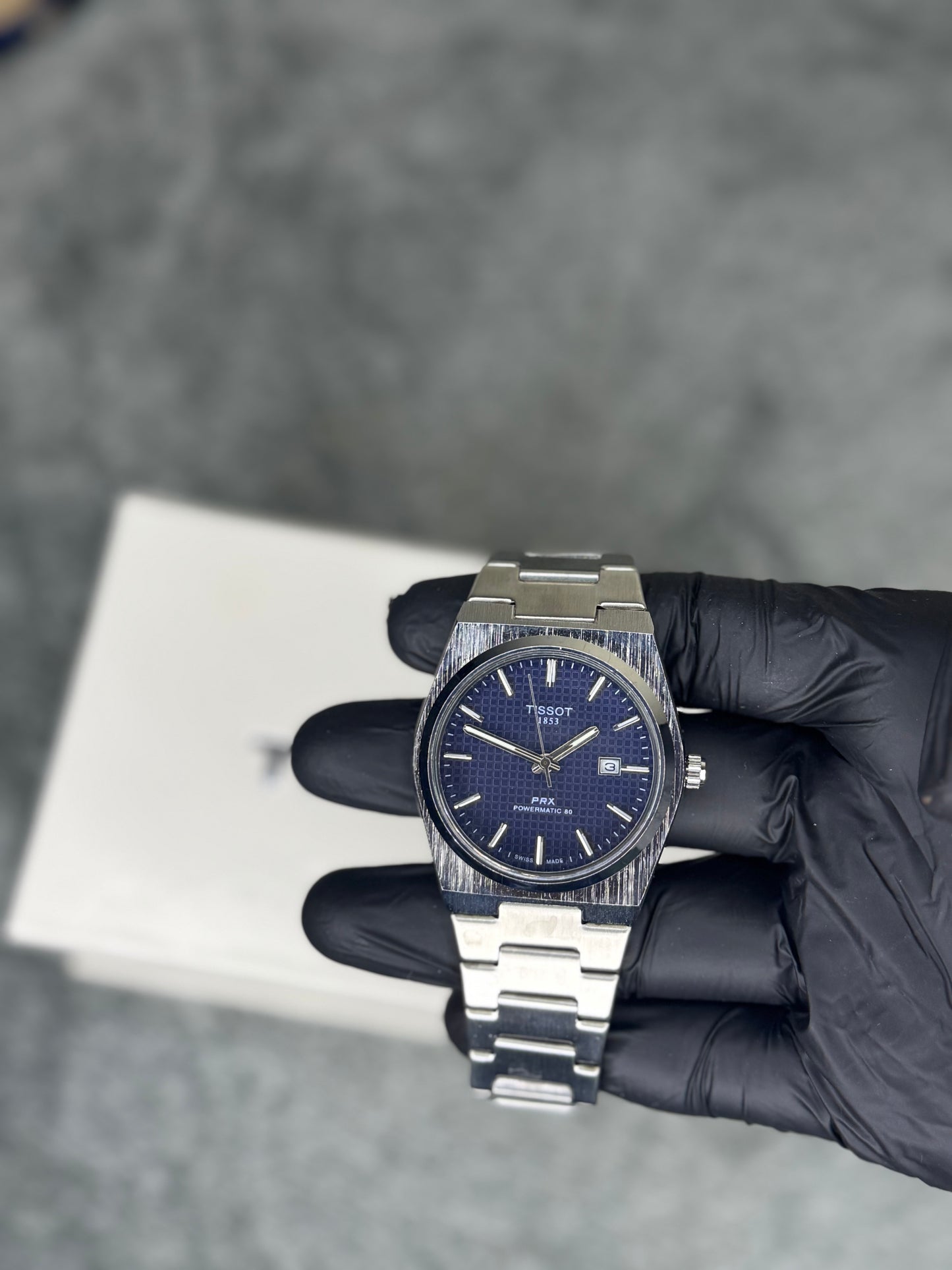 TISSOT ELITE PREMIUM WATCH β HIGH CLASS LUXURY BLUE DIAL β TISSOT PRX 1853