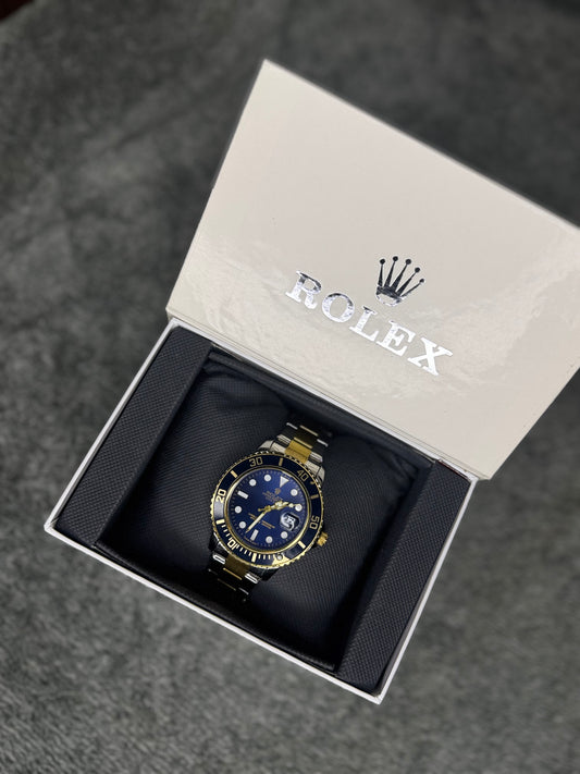ROLEX ELITE PREMIUM WATCH SUBMARINER – HIGH CLASS LUXURY BLUE ROTATING DIAL WITH DATE –
