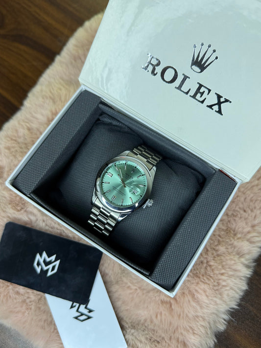 ROLEX ELITE PREMIUM ADDITION WATCH – HIGH CLASS LUXURY TIFFANY DIAL WITH DATE –