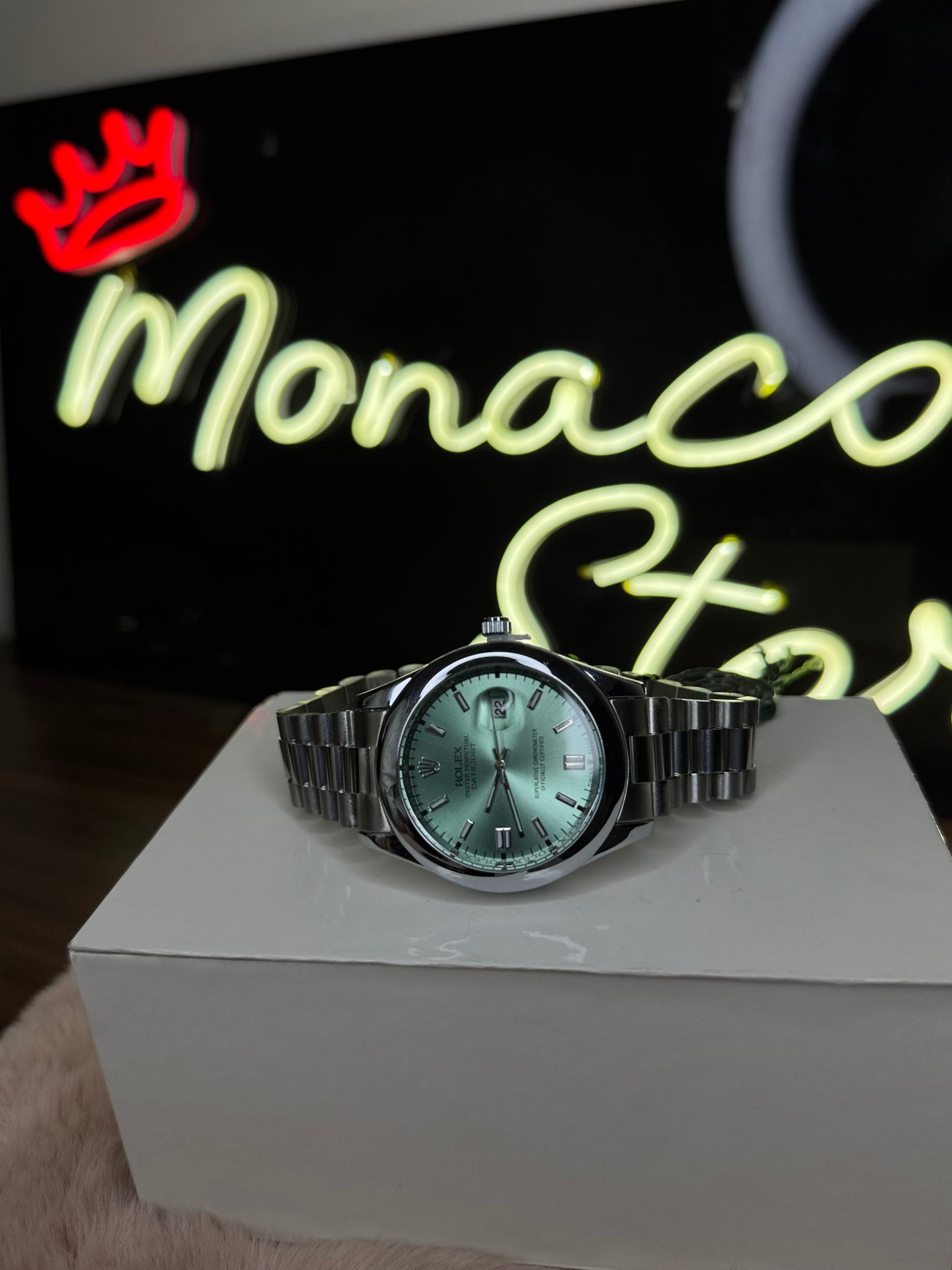 ROLEX ELITE PREMIUM ADDITION WATCH – HIGH CLASS LUXURY TIFFANY DIAL WITH DATE –