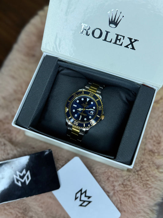 ROLEX ELITE PREMIUM WATCH SUBMARINER – HIGH CLASS LUXURY BLUE ROTATING DIAL WITH DATE –