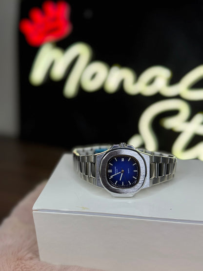 PATEK PHILLPE ELITE PREMIUM – HIGH CLASS LUXURY BLUE DIAL WITH DATE  –