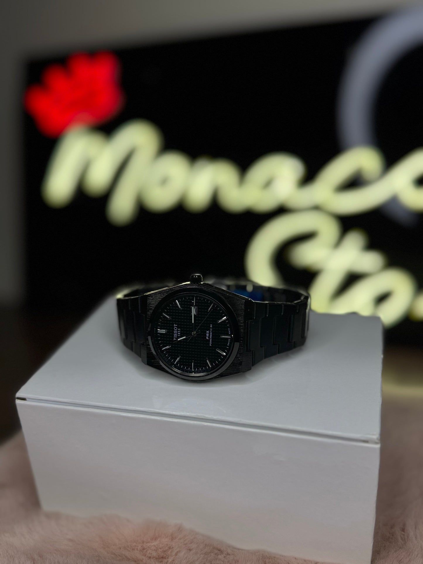 BLACK EDITION PREMIUM WATCH – HIGH CLASS LUXURY TISSOT PRX 1853 –