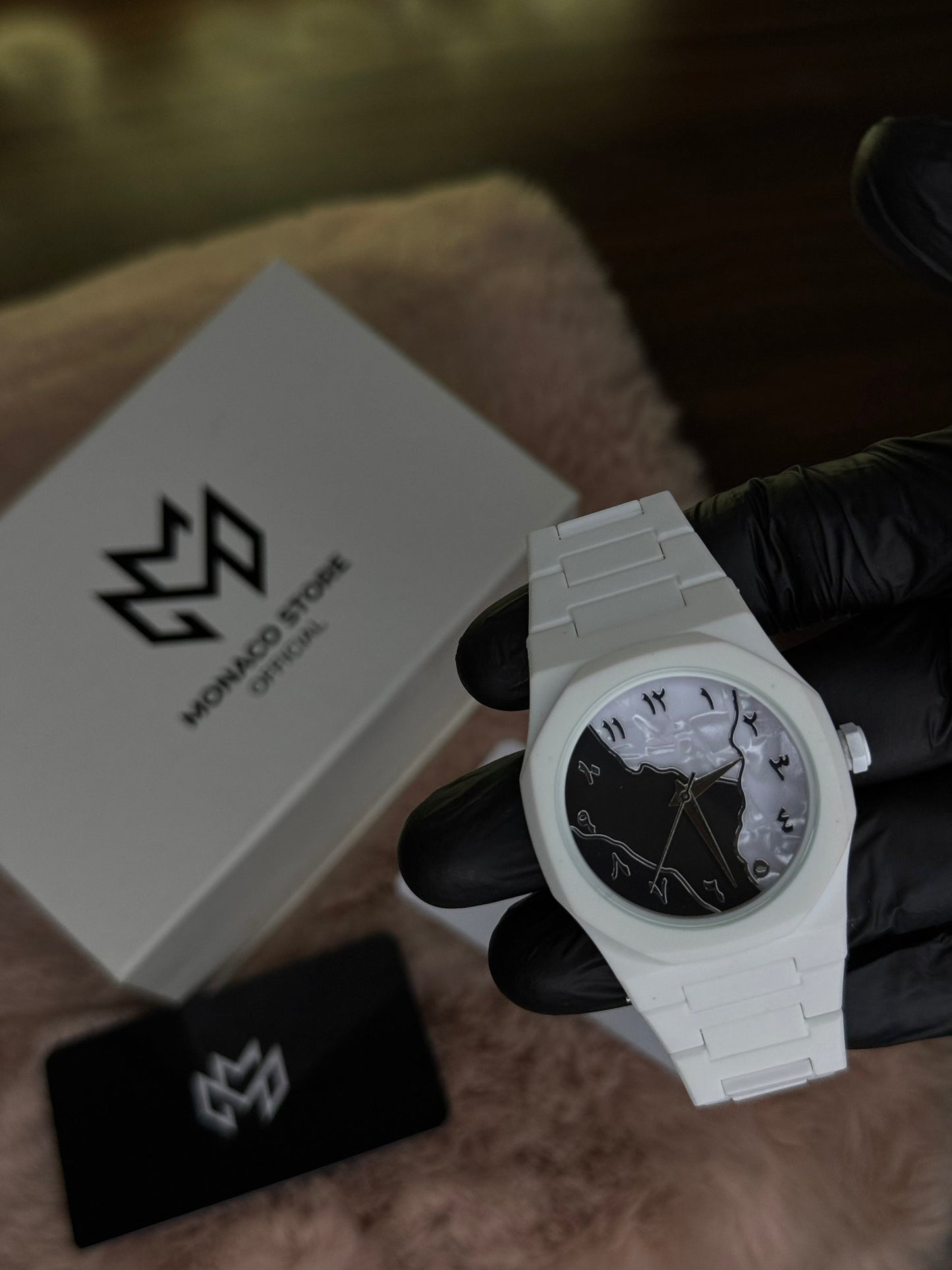 ELITE PREMIUM WHITE ARABIC AURA FIBER – HIGH CLASS LUXURY LIGHT WEIGHT – MARBLE EDITION