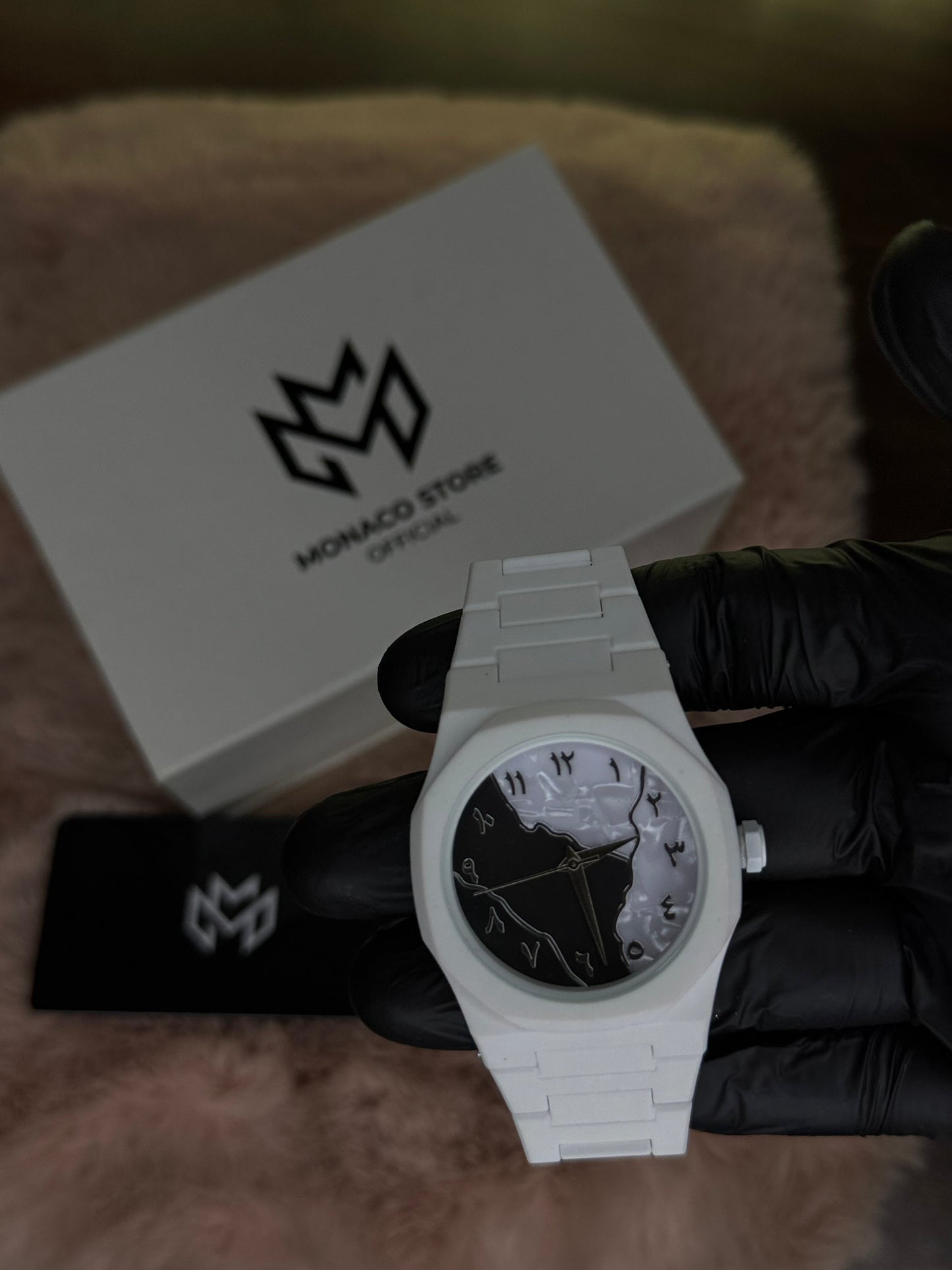 ELITE PREMIUM WHITE ARABIC AURA FIBER – HIGH CLASS LUXURY LIGHT WEIGHT – MARBLE EDITION